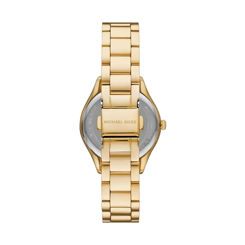 Michael Kors Lauryn Green Dial Ladies Watch- MK4737